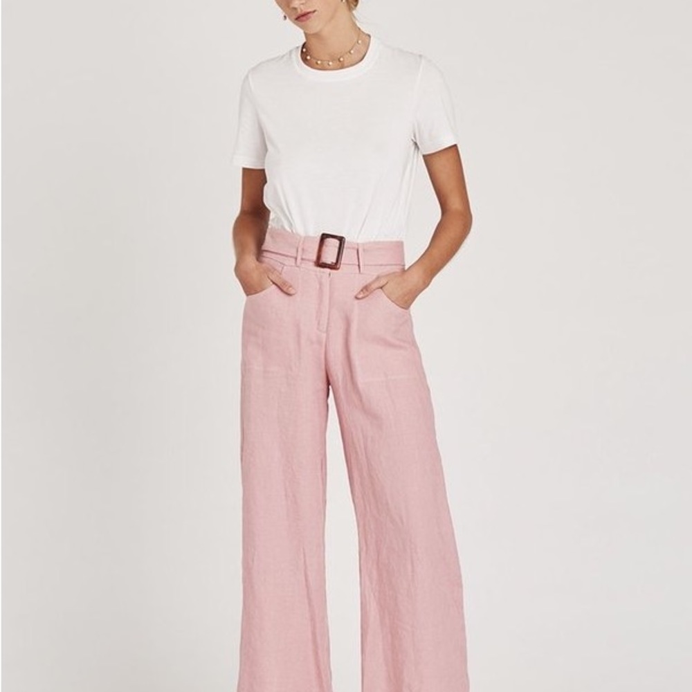 Size M 100% linen pants